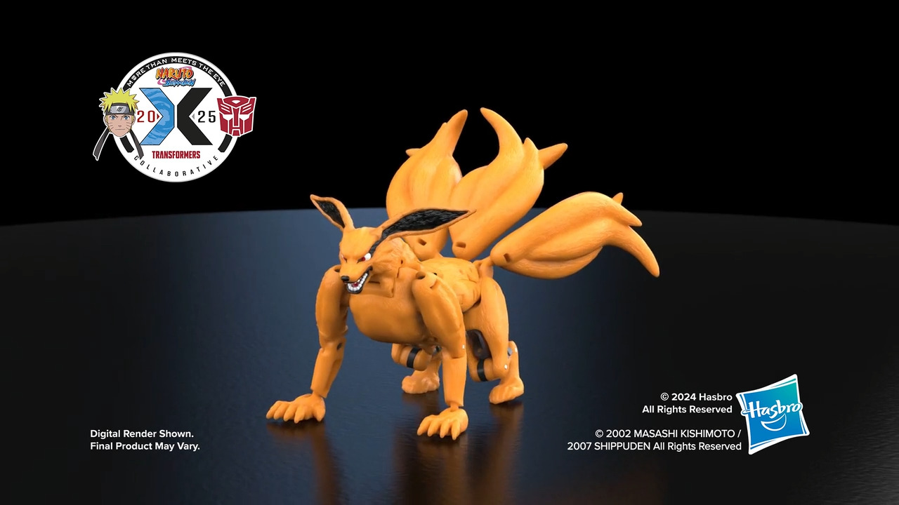 Transformers X Naruto Shippuden Kurama & Gamakichi Official